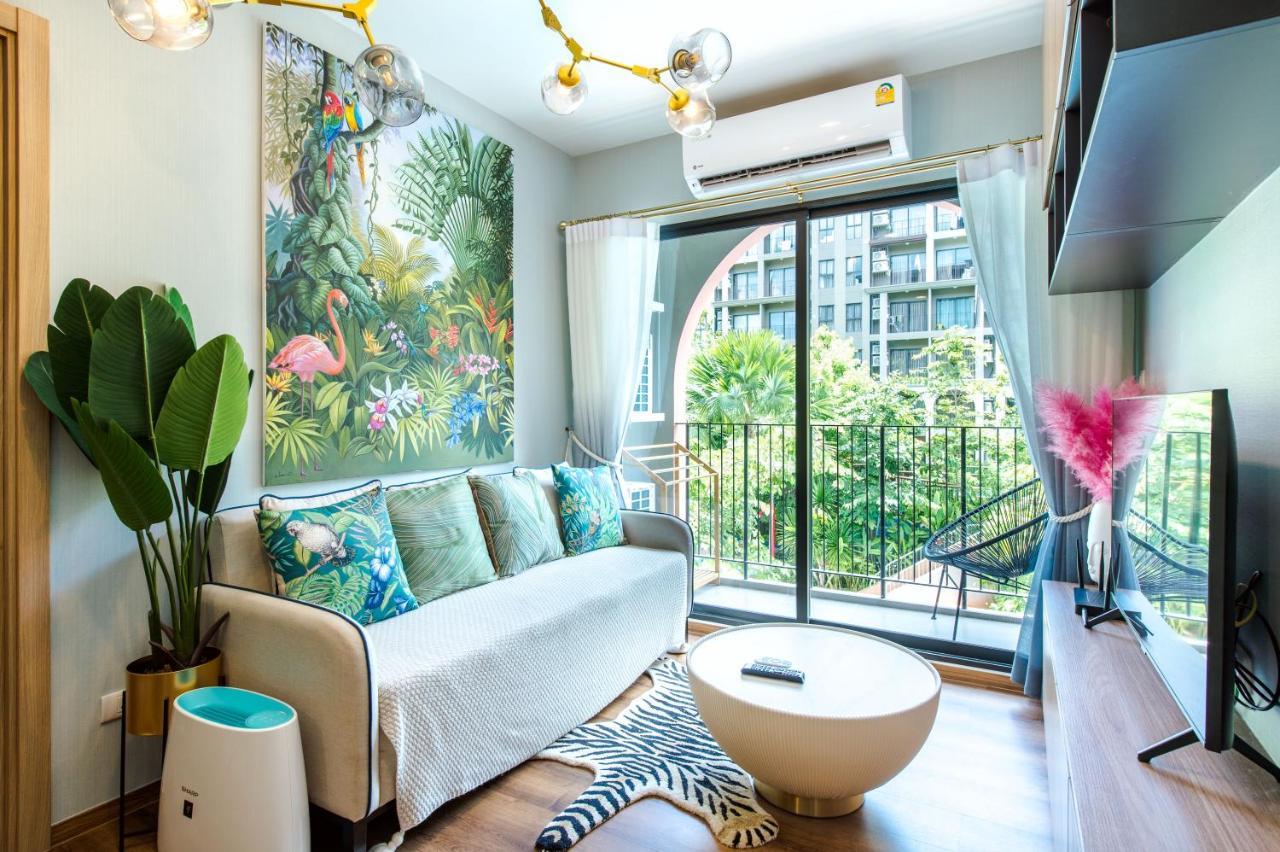 2BR Designer's villa at La Habana Huahin Bagian luar foto